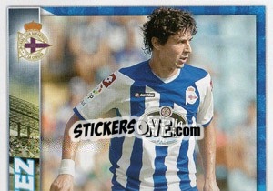 Sticker Jesús Vázquez en movimiento - R.C. Deportivo 2011-2012 - Panini