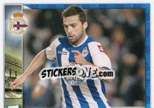 Cromo Bruno Gama en movimiento - R.C. Deportivo 2011-2012 - Panini