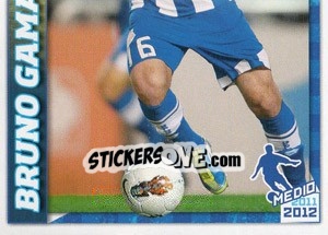 Figurina Bruno Gama en movimiento - R.C. Deportivo 2011-2012 - Panini