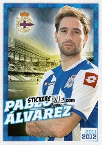 Cromo Pablo Álvarez - R.C. Deportivo 2011-2012 - Panini