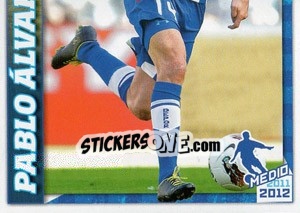 Sticker Pablo Álvarez en movimiento - R.C. Deportivo 2011-2012 n. 118 - Panini