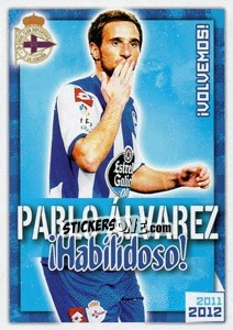 Cromo Pablo Álvarez !Habilidoso! - R.C. Deportivo 2011-2012 - Panini