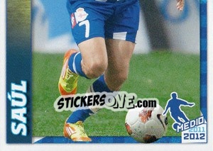Sticker Saúl en movimiento - R.C. Deportivo 2011-2012 n. 124 - Panini
