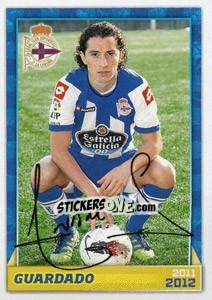 Sticker Guardado (autógrafo) - R.C. Deportivo 2011-2012 n. 131 - Panini