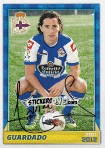 Figurina Guardado (autógrafo) - R.C. Deportivo 2011-2012 - Panini