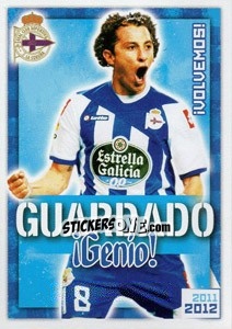 Sticker Guardado !Genio! - R.C. Deportivo 2011-2012 n. 132 - Panini