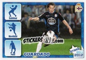 Sticker Guardado Stars 2011-2012 - R.C. Deportivo 2011-2012 n. 133 - Panini