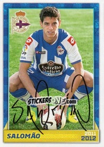 Figurina Salomão (autógrafo) - R.C. Deportivo 2011-2012 - Panini