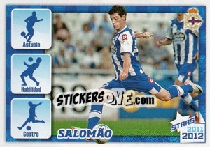 Cromo Salomão Stars 2011-2012 - R.C. Deportivo 2011-2012 - Panini