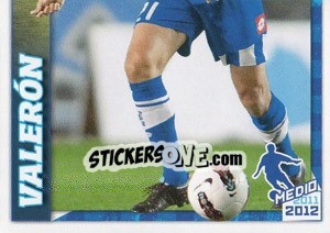 Sticker Valerón en movimiento - R.C. Deportivo 2011-2012 - Panini