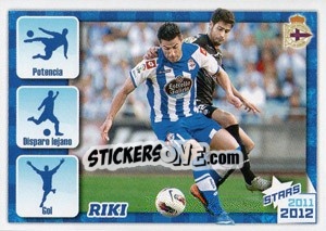 Cromo Riki Stars 2011-2012 - R.C. Deportivo 2011-2012 n. 151 - Panini
