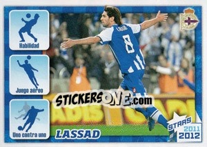 Sticker Lassad Stars 2011-2012 - R.C. Deportivo 2011-2012 n. 157 - Panini