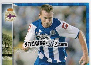 Sticker Xisco en movimiento - R.C. Deportivo 2011-2012 n. 159 - Panini