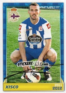 Sticker Xisco (autógrafo) - R.C. Deportivo 2011-2012 n. 161 - Panini