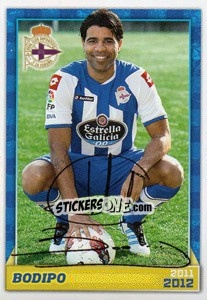 Sticker Bodipo (autógrafo) - R.C. Deportivo 2011-2012 n. 167 - Panini