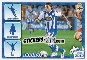Sticker Bodipo Stars 2011-2012 - R.C. Deportivo 2011-2012 n. 169 - Panini