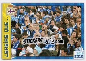 Sticker ... Según Una Encuesta Del Cis... - R.C. Deportivo 2011-2012 n. 201 - Panini