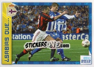 Sticker ... Deportivo Y Milan... - R.C. Deportivo 2011-2012 n. 203 - Panini