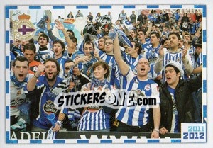 Sticker Afición - R.C. Deportivo 2011-2012 n. 208 - Panini