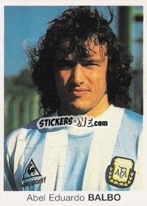 Sticker Abel Eduardo Balbo - Mundial De Futbol Itália 90 - Disvenda