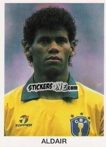 Sticker Aldair - Mundial De Futbol Itália 90 - Disvenda