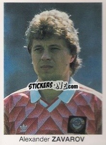 Sticker Aleksander Zavarov - Mundial De Futbol Itália 90 - Disvenda