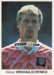Sticker Alexei Mikhailichenko - Mundial De Futbol Itália 90 n. 399 - Disvenda