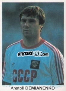 Sticker Anatoli Demianenko - Mundial De Futbol Itália 90 - Disvenda