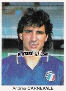 Sticker Andrea Carnevale - Mundial De Futbol Itália 90 n. 347 - Disvenda