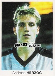 Sticker Andreas Herzog - Mundial De Futbol Itália 90 n. 60 - Disvenda