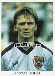 Cromo Andreas Ogris - Mundial De Futbol Itália 90 n. 61 - Disvenda