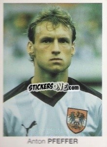 Sticker Anton Pfeffer - Mundial De Futbol Itália 90 - Disvenda