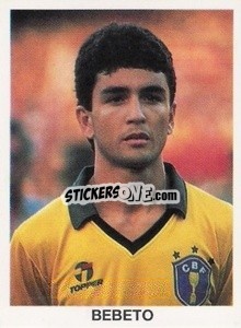 Sticker Bebeto - Mundial De Futbol Itália 90 - Disvenda