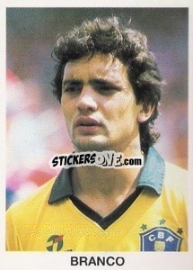 Sticker Branco - Mundial De Futbol Itália 90 - Disvenda