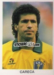 Sticker Careca - Mundial De Futbol Itália 90 - Disvenda