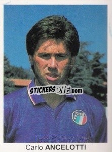 Sticker Carlo Ancelotti - Mundial De Futbol Itália 90 - Disvenda