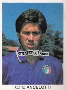 Sticker Carlo Ancelotti - Mundial De Futbol Itália 90 n. 340 - Disvenda