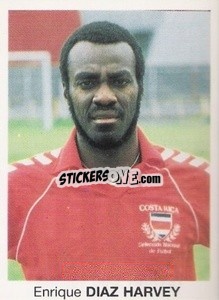 Sticker Enrique Diaz Harvey - Mundial De Futbol Itália 90 n. 145 - Disvenda