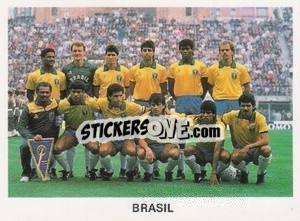 Figurina Equipe - Mundial De Futbol Itália 90 - Disvenda