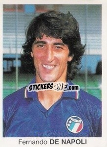 Sticker Fernando De Napoli - Mundial De Futbol Itália 90 n. 342 - Disvenda