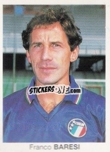 Sticker Franco Baresi - Mundial De Futbol Itália 90 - Disvenda