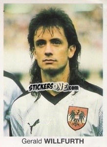 Sticker Gerald Willfurth - Mundial De Futbol Itália 90 - Disvenda