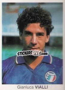 Sticker Gianluca Vialli - Mundial De Futbol Itália 90 n. 348 - Disvenda