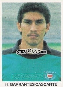 Sticker H. Barrantes Cascante - Mundial De Futbol Itália 90 - Disvenda