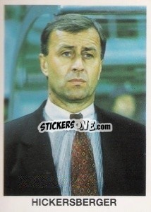 Sticker Hickersberger - Mundial De Futbol Itália 90 - Disvenda