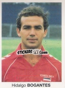 Sticker Hidalgo Bogantes - Mundial De Futbol Itália 90 - Disvenda