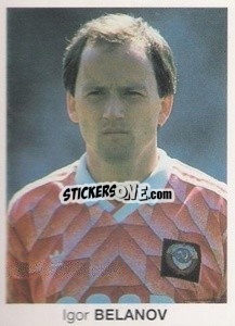 Sticker Igor Belanov - Mundial De Futbol Itália 90 n. 406 - Disvenda