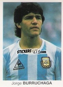 Sticker Jorge Burruchaga - Mundial De Futbol Itália 90 n. 37 - Disvenda