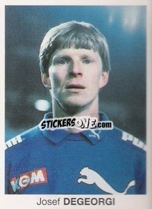 Sticker Josef Degeorgi - Mundial De Futbol Itália 90 n. 50 - Disvenda