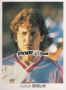 Sticker Julius Bielik - Mundial De Futbol Itália 90 n. 185 - Disvenda